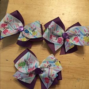 Easter hair bows